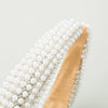 Light Luxury Rhinestone Pearl Headband Alloy Diamond Headwear For Women