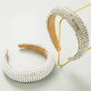 Light Luxury Rhinestone Pearl Headband Alloy Diamond Headwear For Women