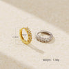 Light Luxury S925 Silver Geometric Earring For Women With Electroplating