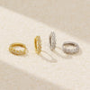 Light Luxury S925 Silver Geometric Earring For Women With Electroplating