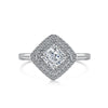 Light Luxury 925 Silver Jewelry Set With Cube Sugar Pink 8A Zircon And High Carbon Diamond Electroplated For Women