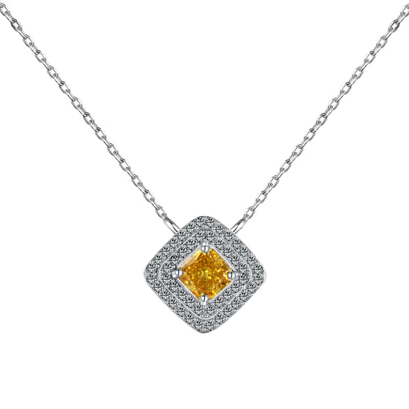 Light Luxury 925 Silver Jewelry Set With Cube Sugar Pink 8A Zircon And High Carbon Diamond Electroplated For Women