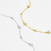 Light Luxury Simple All Match S925 Sterling Silver Women's Micro Inlaid Zircon Bracelet With Electroplated Platinum Or 18K Gold And Geometric Design