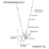 Light Luxury Stainless Steel Cnc Zircon Bead Necklace With Constellation Symbol Earrings Jewelry Set For Women Electroplated