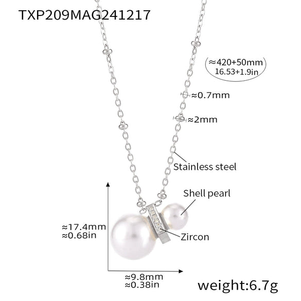 Light Luxury Stainless Steel Cnc Zircon Bead Necklace With Constellation Symbol Earrings Jewelry Set For Women Electroplated