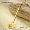 Light Luxury Stainless Steel Shell Hairpin With Pearl Conch Starfish Women's Hair Accessories Electroplated