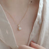 Light Luxury 925 Sterling Silver Flower Diamond Necklace For Women With 14K Gold Plating And Ochain