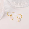 Light Luxury Titanium Steel C Shaped Geometric Handmade Women's Earrings