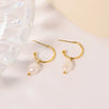 Light Luxury Titanium Steel C Shaped Geometric Handmade Women's Earrings