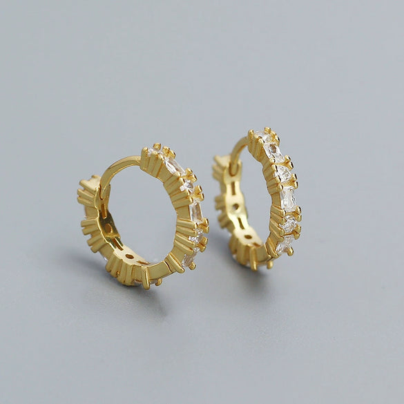 Light Luxury Women's S925 Silver Geometric Electroplated Earring