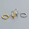Light Luxury Women's S925 Silver Geometric Electroplated Earring