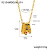 Light Luxury Women's Three Ring Stacked Clavicle Necklace In Mixed Color With Diamond Like Zircon On Stainless Steel Electroplated Geometric Design