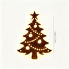 Lightup Wooden Reindeer Wall Sticker Selfadhesive Christmas Decoration With Printed Finish For Festive Home And Commercial Decor