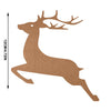 Lightup Wooden Reindeer Wall Sticker Selfadhesive Christmas Decoration With Printed Finish For Festive Home And Commercial Decor