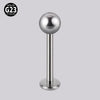 Lip Nail Eyebrow Nail Dimple Ear Nail G23 Titanium Horseshoe Shape Polished