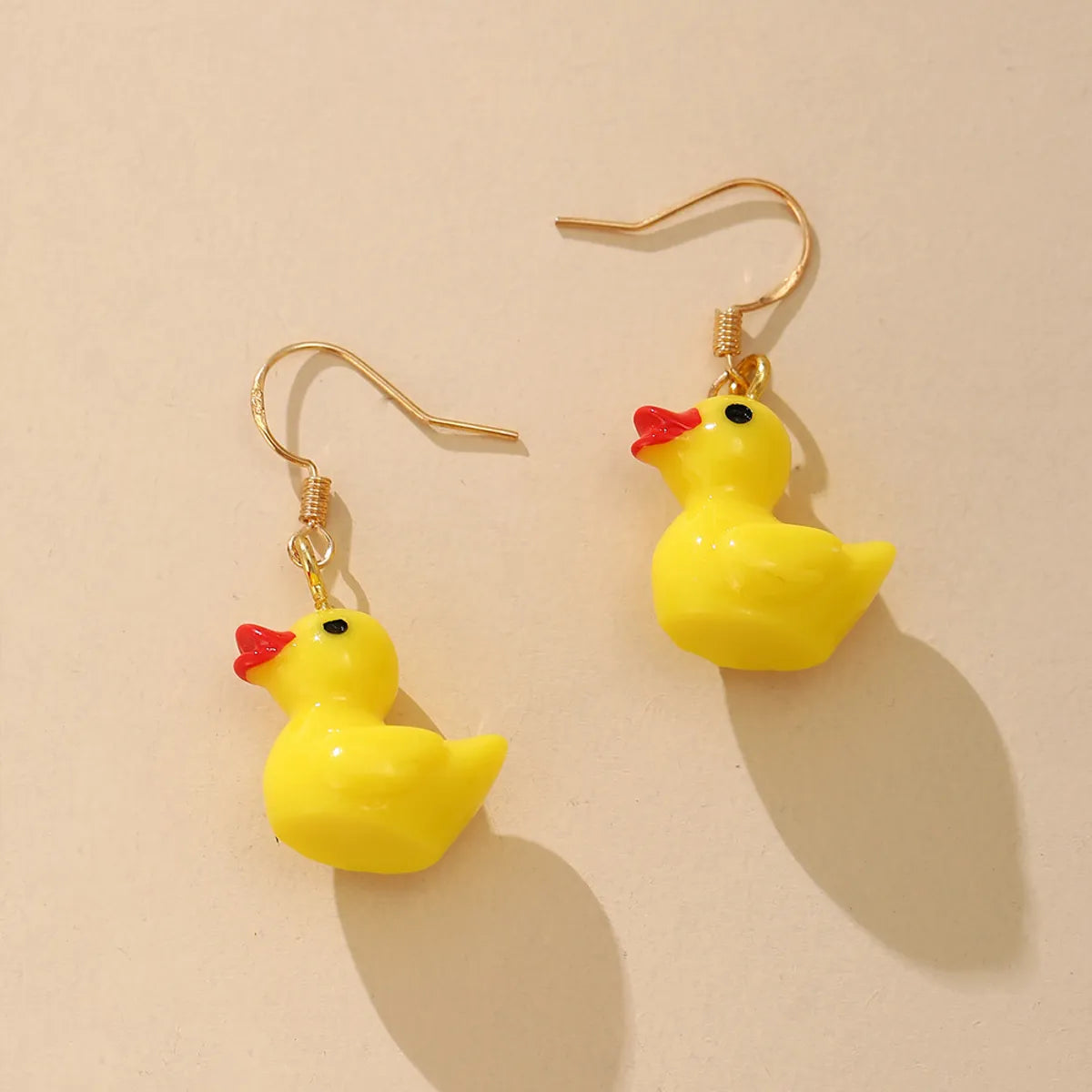 Little Yellow Duck Cute Cartoon Earrings