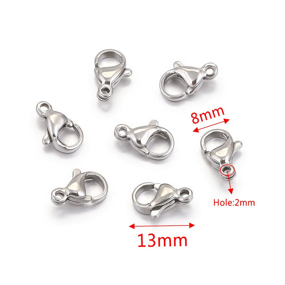 Lobster Buckle Connecting Buckle Dog Buckle Jewelry Accessories Stainless Steel Totem Electroplated