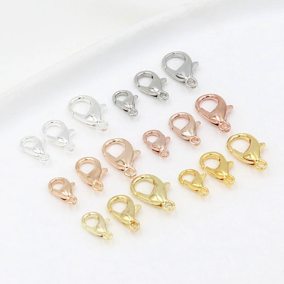 Lobster Clasp And Spring Clasp Alloy Accessories Electroplated Diy Beaded