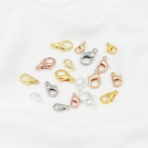 Lobster Clasp And Spring Clasp Alloy Accessories Electroplated Diy Beaded