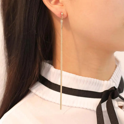 Long Chain Tassel Earrings Nhdp154467