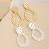Long Geometric Retro Statement Earrings For Women Alloy Exaggerated Drop Jewelry Wholesale