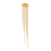 Long Tassel Stainless Steel 18K Gold Plated Ear Bone Clip Earrings Geometric Style For Women