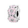 Loose Beads Accessories Bracelet Pendant Metal Heart Beaded With Totem Pattern And Electroplating Process