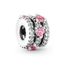 Loose Beads Accessories Bracelet Pendant Metal Heart Beaded With Totem Pattern And Electroplating Process