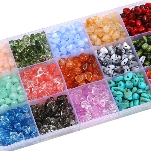 Loose Beads Acrylic And Glass Glaze Imitation Natural Gravel Irregular Diy Handmade