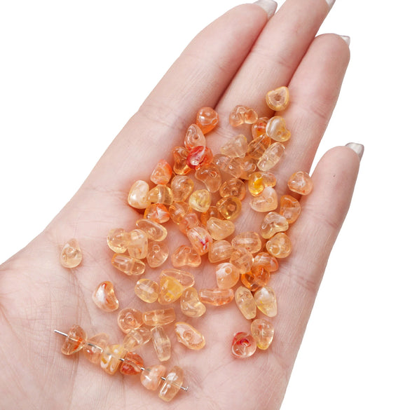 Loose Beads Acrylic And Glass Glaze Imitation Natural Gravel Irregular Diy Handmade