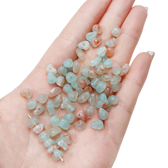 Loose Beads Acrylic And Glass Glaze Imitation Natural Gravel Irregular Diy Handmade