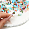 Loose Beads Acrylic And Glass Glaze Imitation Natural Gravel Irregular Diy Handmade
