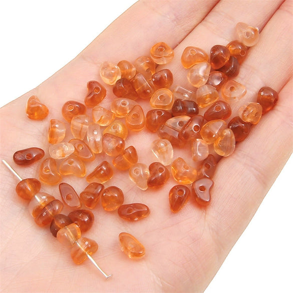 Loose Beads Acrylic And Glass Glaze Imitation Natural Gravel Irregular Diy Handmade