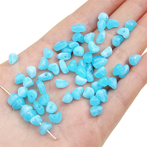 Loose Beads Acrylic And Glass Glaze Imitation Natural Gravel Irregular Diy Handmade