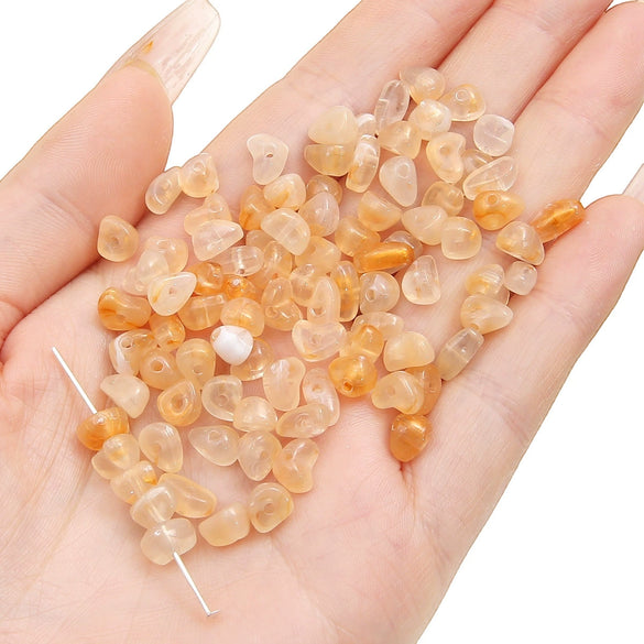 Loose Beads Acrylic And Glass Glaze Imitation Natural Gravel Irregular Diy Handmade