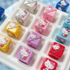 Loose Beads Acrylic And Plasticresin Square Beads With Kitty Cat Print For Diy Handmade Bracelet And Necklace Accessories