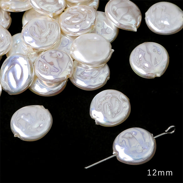 Loose Beads Handmade Diy Beaded Jewelry Material Vintage Baroque Style Imitation Motherofpearl