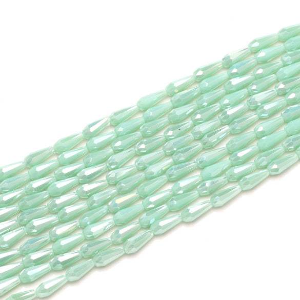 Loose Beads Jewelry Accessories Glass And Colored Glaze Water Drop Beads With Natural And Geometric Style Full Automaton Mill