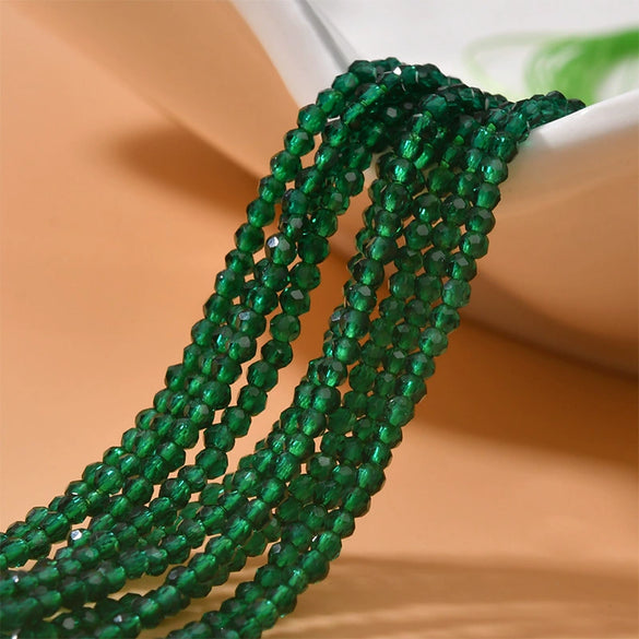 Loose Beads Jewelry Accessories Mini Cut Round Color Crystal Glass Glazed For Diy Ear Jewelry Necklace Bracelet