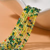 Loose Beads Jewelry Accessories Mini Cut Round Color Crystal Glass Glazed For Diy Ear Jewelry Necklace Bracelet