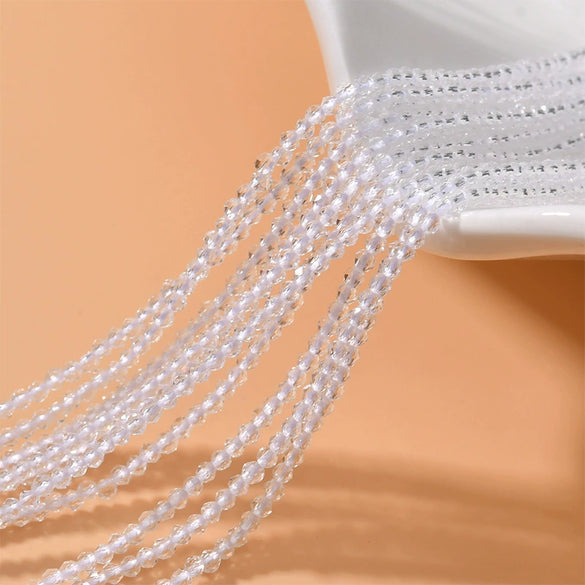 Loose Beads Jewelry Accessories Mini Cut Round Color Crystal Glass Glazed For Diy Ear Jewelry Necklace Bracelet