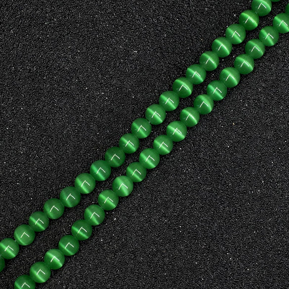 Loose Cat's Eye Beads Natural Style Hand Woven Bracelet Material Antique Accessories