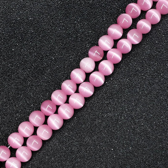 Loose Cat's Eye Beads Natural Style Hand Woven Bracelet Material Antique Accessories