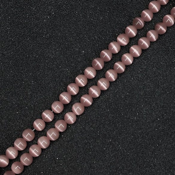 Loose Cat's Eye Beads Natural Style Hand Woven Bracelet Material Antique Accessories