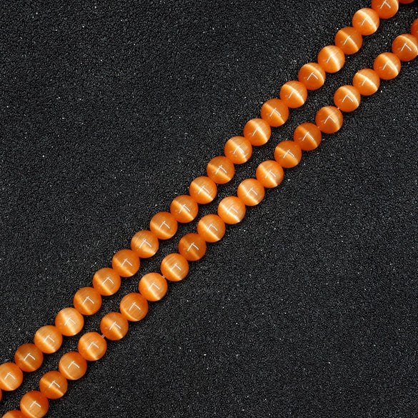 Loose Cat's Eye Beads Natural Style Hand Woven Bracelet Material Antique Accessories
