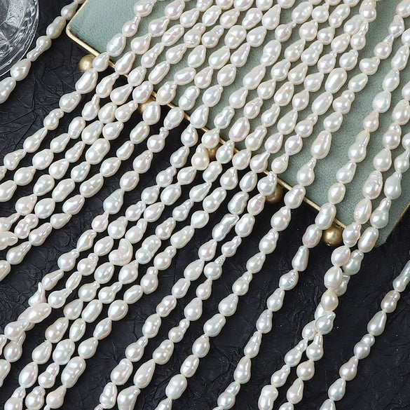 Loose Freshwater Natural Baroque Pearl Beads For Diy