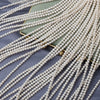 Loose Freshwater Pearl Beads Matte Nearly Round Diy Jewelry Material
