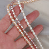 Loose Natural Freshwater Pearl Rice Beads Semi Finished Material For Diy