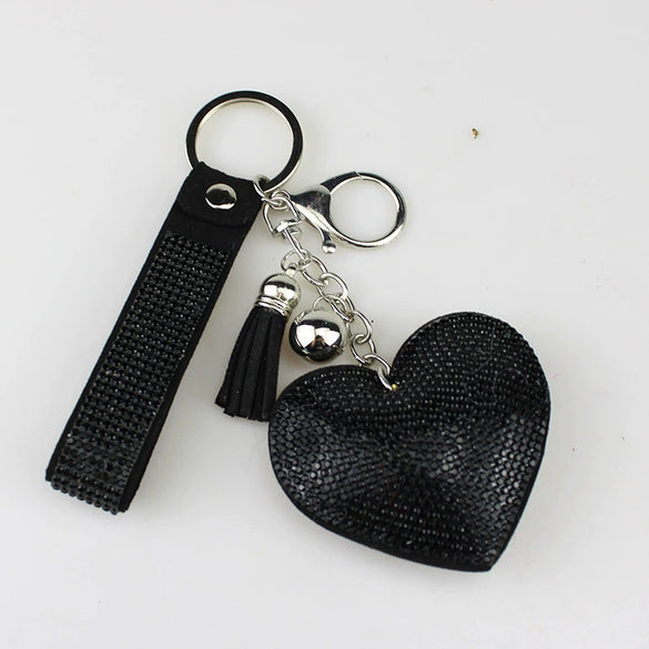 Love Car Keychain Pendant Diamond