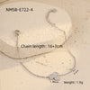 Love Couple Bracelets Stainless Steel Peach Heart Zircon Jewelry Electroplating Fashion Style